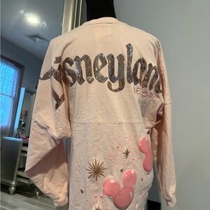 2024 Disney Parks Mickey Balloon Spirit Jersey XL Walt DisneyLand Pink Shirt